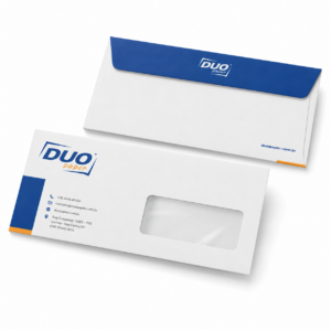 Envelopes personalizados impressos pela DuoPaper