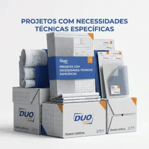 Projetos com necessidades técnicas específicas