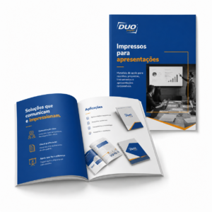 Material impresso personalizado - impressão DuoPaper